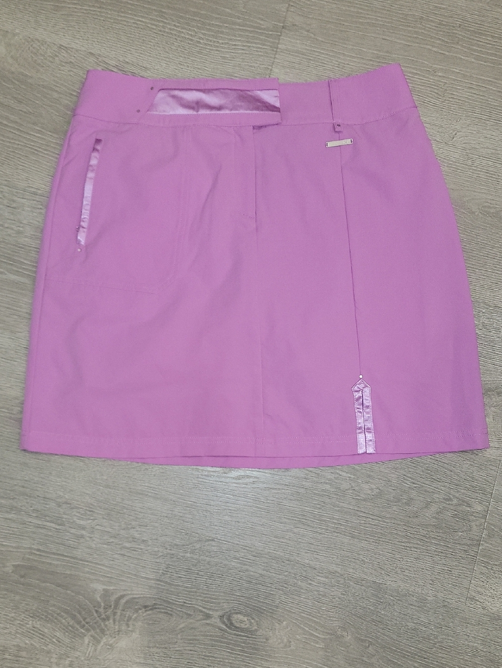 Tail Pink Golf Skort with Satin Trim